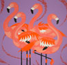 'Flamingo Fandango' - Screenprint - Edition of 45. Image size approx 33x29cm